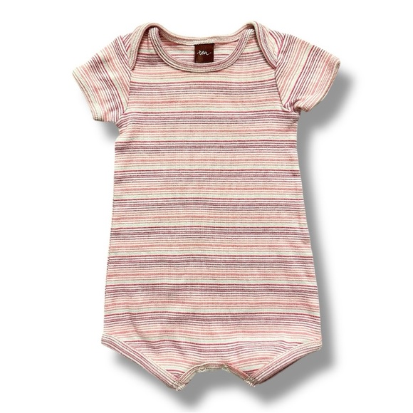Tea Collection Other - Tea Collection | Mini Stripe Short Sleeve Bodysuit (3-6 mos)